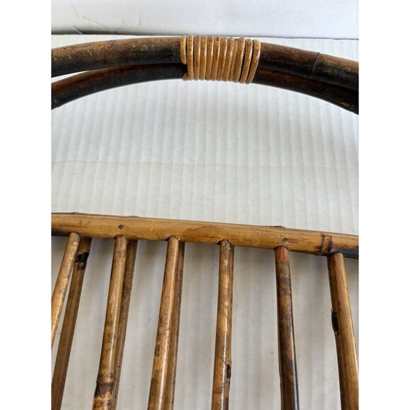 Vintage Boho Chic MCM Bamboo Magazine Holder/Rack Foldable - Picture 14 of 14